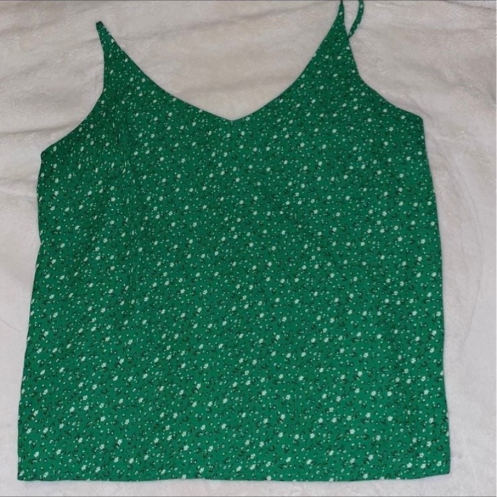 Banana Republic Green Floral Top